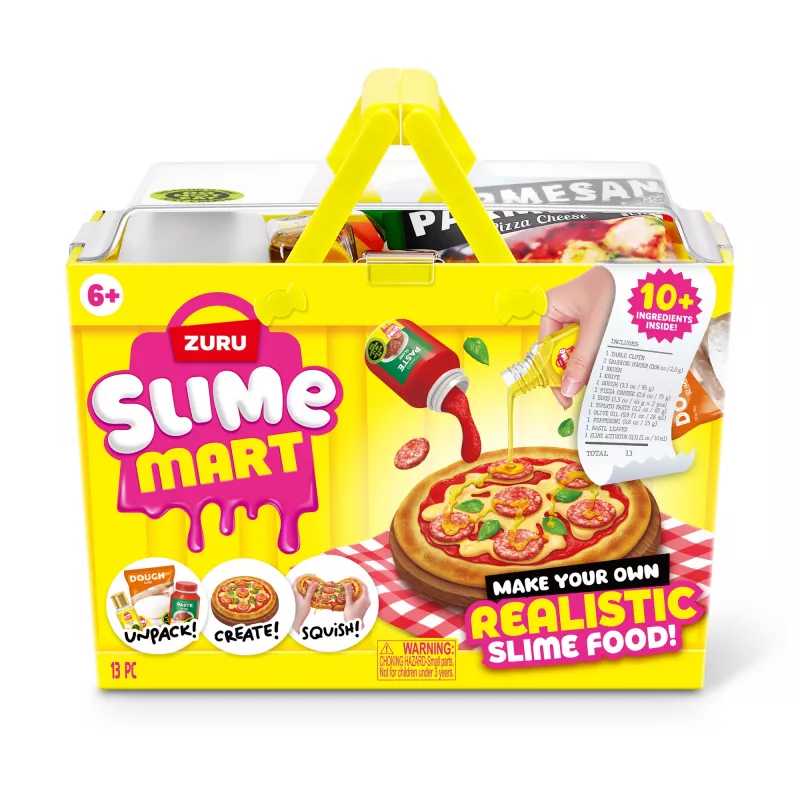 ZURU Slime Mart Small Basket, Mängutoit, 6 a, Mitmevärviline