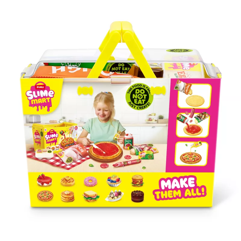 ZURU Slime Mart Small Basket, Mängutoit, 6 a, Mitmevärviline