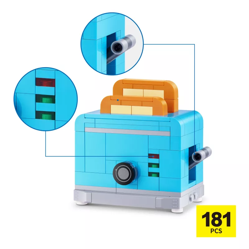 MAX Build more Premium Home Building Bricks kollektsioon, Ehitusklotsid, 8 a, Plastik, 181 tk, 197 g