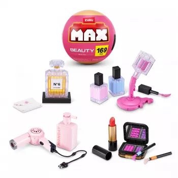 MAX Build more Premium Beauty Building Bricks Collection, ehitusklotsid, 8 a, Plast, 169 tk, 197 g