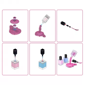 MAX Build more Premium Beauty Building Bricks Collection, ehitusklotsid, 8 a, Plast, 169 tk, 197 g