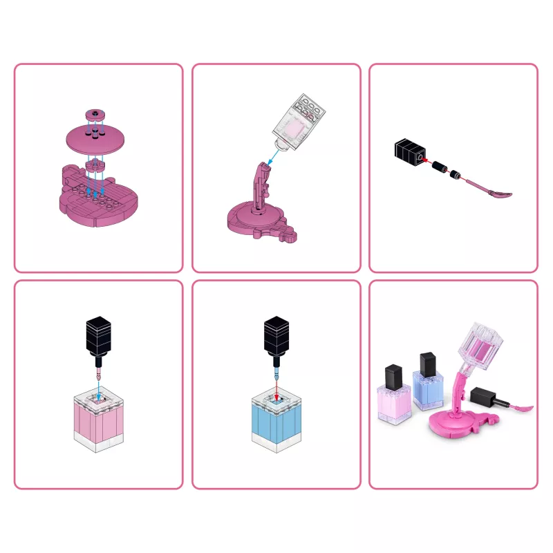 MAX Build more Premium Beauty Building Bricks Collection, ehitusklotsid, 8 a, Plast, 169 tk, 197 g