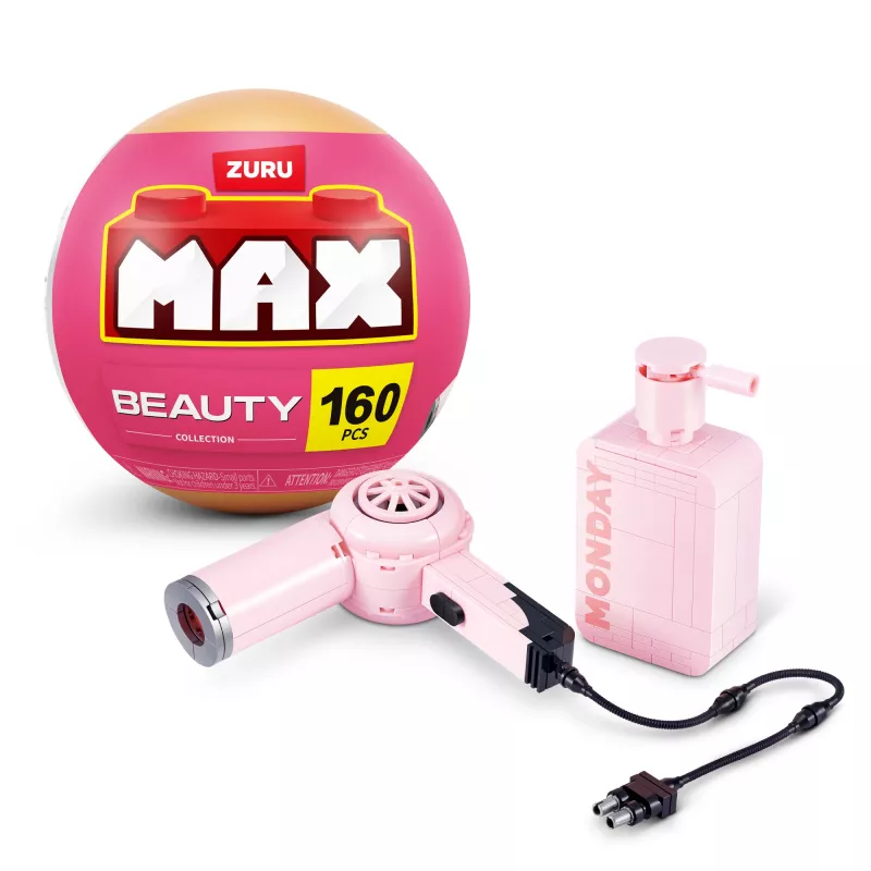 MAX Build more Premium Beauty Building Bricks Collection, ehitusklotsid, 8 a, Plast, 169 tk, 197 g
