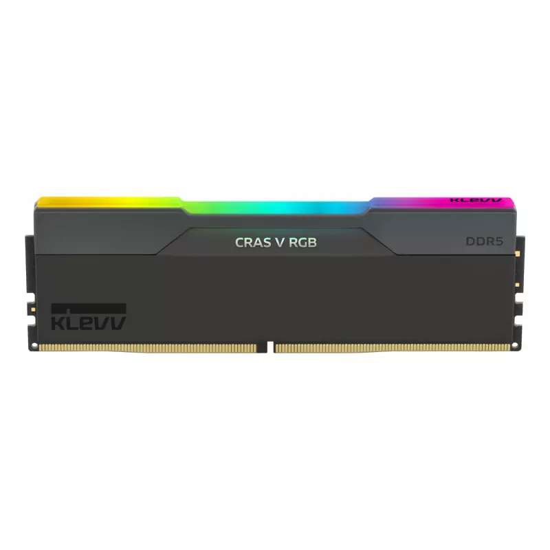 Klevv 64 GB (2 × 32 GB) 6000 MHz CL30 DDR5 mängumälu moodul 30-36-36-76 CRAS V RGB