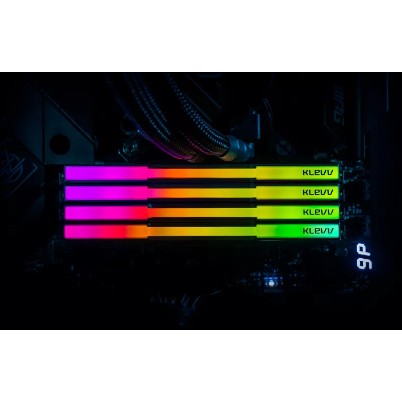 Klevv 64 GB (2 × 32 GB) 6000 MHz CL30 DDR5 mängumälu moodul 30-36-36-76 CRAS V RGB