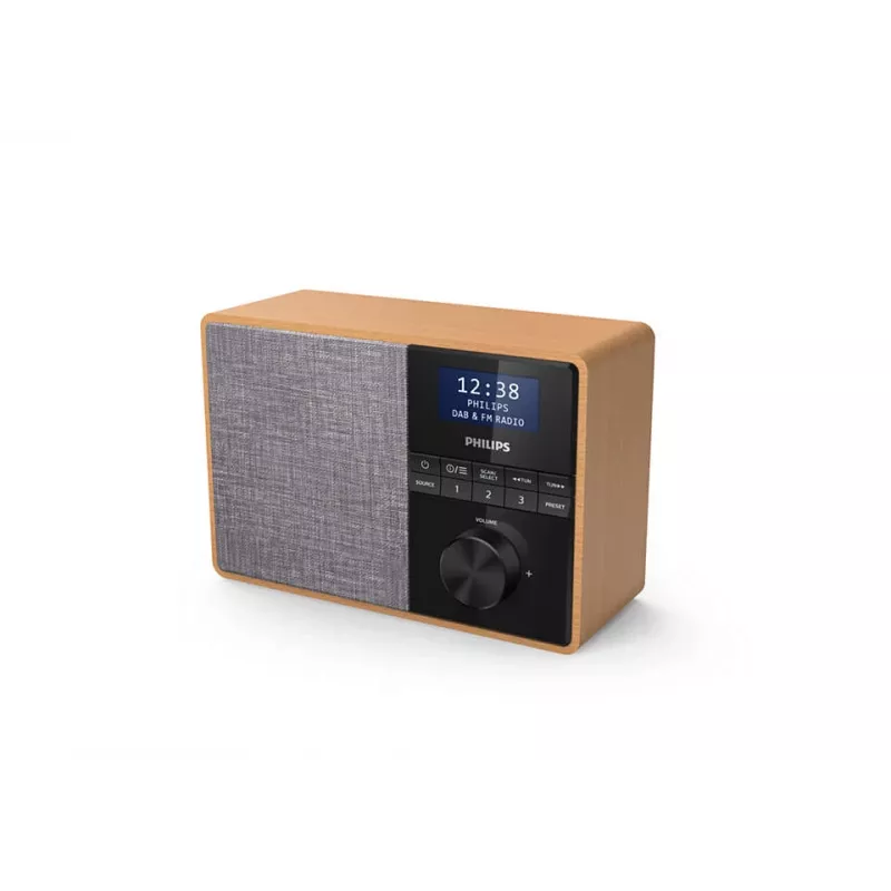 Philips TAR5505/10 raadio Kaasaskantav Digitaalne Must, Hall, Puit