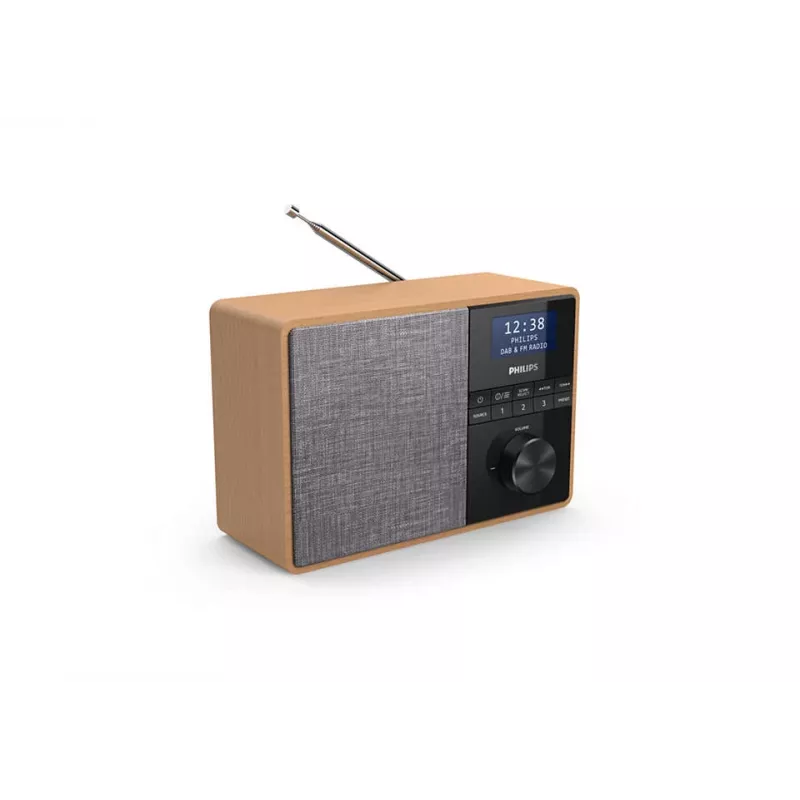 Philips TAR5505/10 raadio Kaasaskantav Digitaalne Must, Hall, Puit