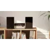 Kodune audiolu süsteem Philips TAM4205M2/12 — 80 W RMS, 2-suunalised kõlarid, Bluetooth, FM, LED-ekraan, plaadisahtel (must/hõbedane)