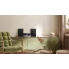 Kodune audiolu süsteem Philips TAM4205M2/12 — 80 W RMS, 2-suunalised kõlarid, Bluetooth, FM, LED-ekraan, plaadisahtel (must/hõbedane)