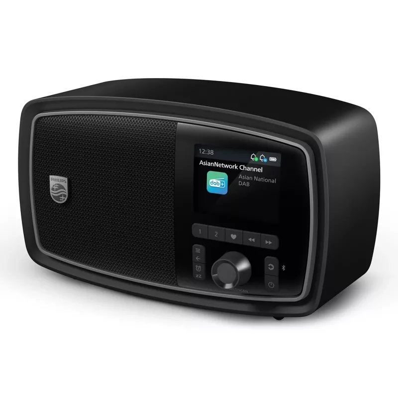 Philips TAV2000DB kaasaskantav analoog- ja digiraadio, must