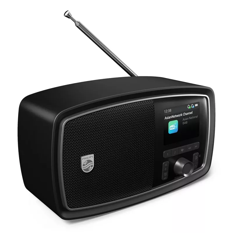 Philips TAV2000DB kaasaskantav analoog- ja digiraadio, must