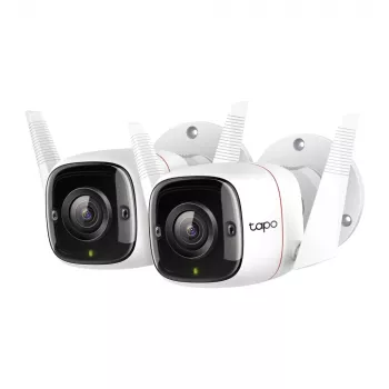 TP-Link Tapo Outdoor Security Wi-Fi Camera, IP-turvakaamera, Välitingimustesse, Juhtmega ja juhtmevaba, CE, NCC, Seinale, Valge