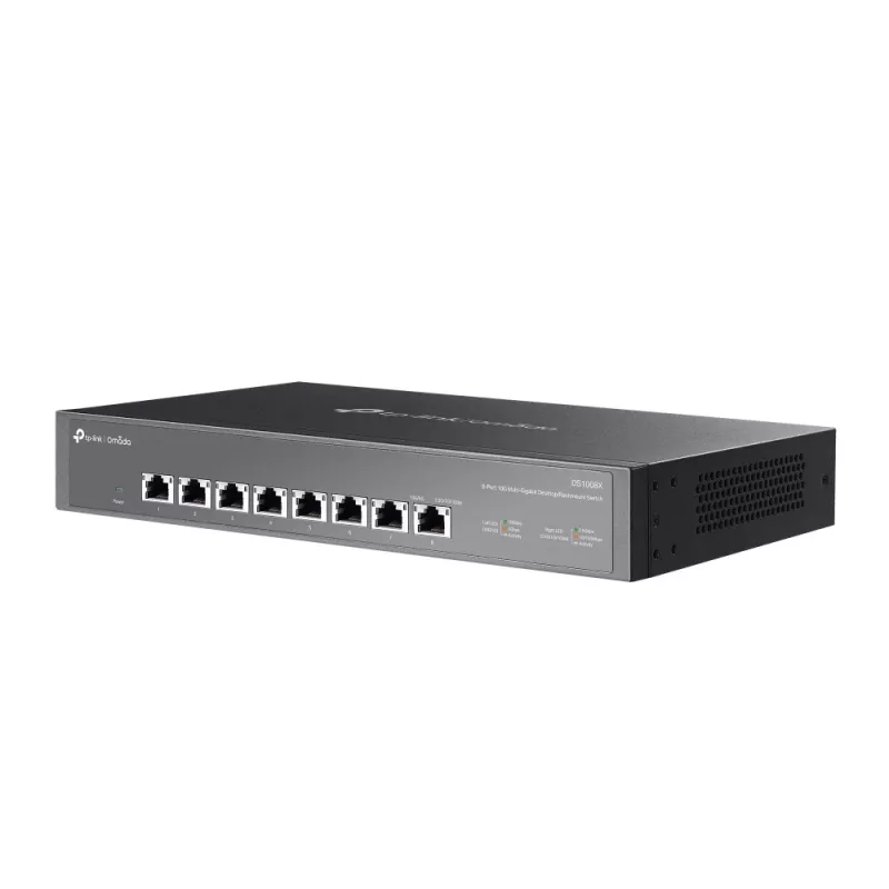 TP-Link Omada DS1008X võrgulüliti haldamata 10G Ethernet (100/1000/10000) 1U must