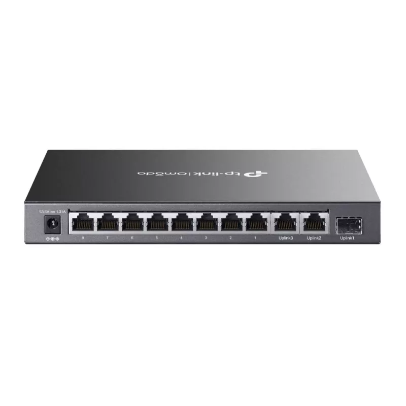TP-Link Omada DS111P võrgukommutaator Haldamata Fast Ethernet (10/100) Power over Ethernet (PoE) Must