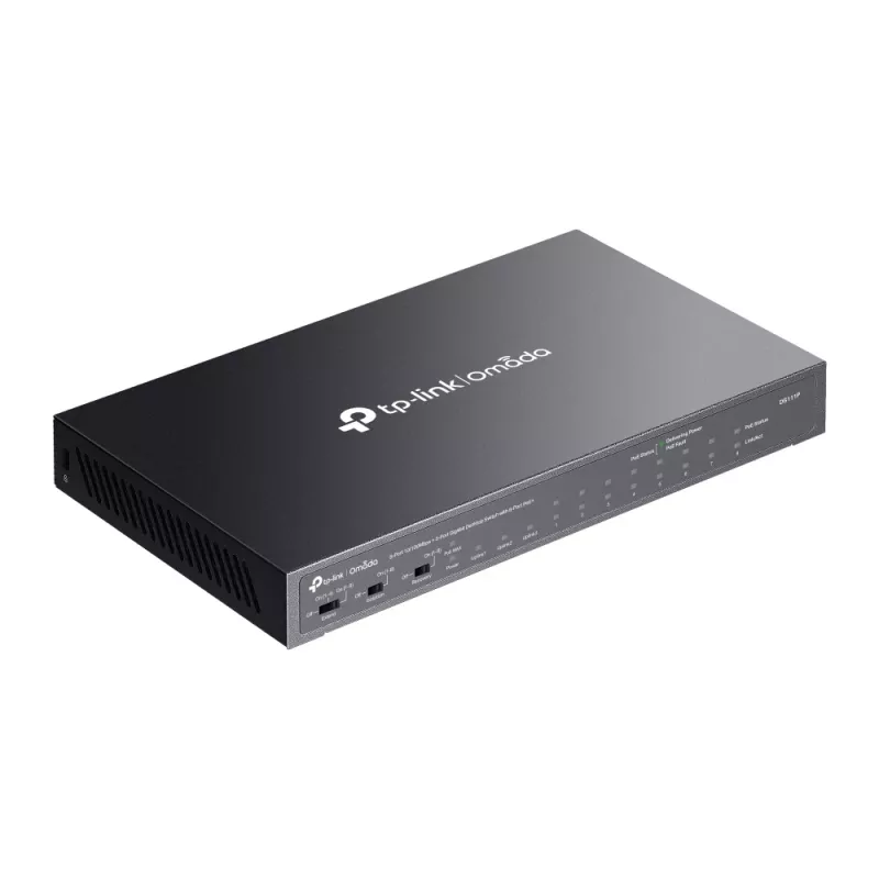 TP-Link Omada DS111P võrgukommutaator Haldamata Fast Ethernet (10/100) Power over Ethernet (PoE) Must