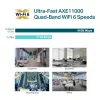 TP-Link Omada AXE11000 laevalgusti neljaribaline WiFi 6E pääsupunkt