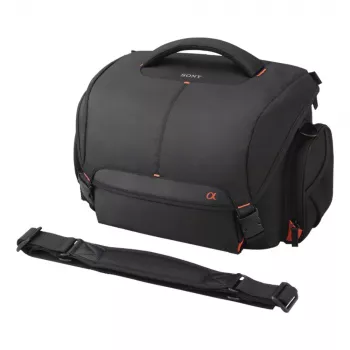 Sony LCS-SC8, õlakott, Sony, SLT-A58K, SLT-A65V, SLT-A77V, SLT-A99V, NEX-6/B, NEX-6L/B, must