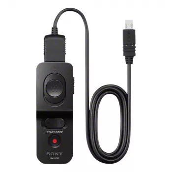 Sony RM-VPR1, digikaamera, juhtmega, vajutusnupud, laetav, must
