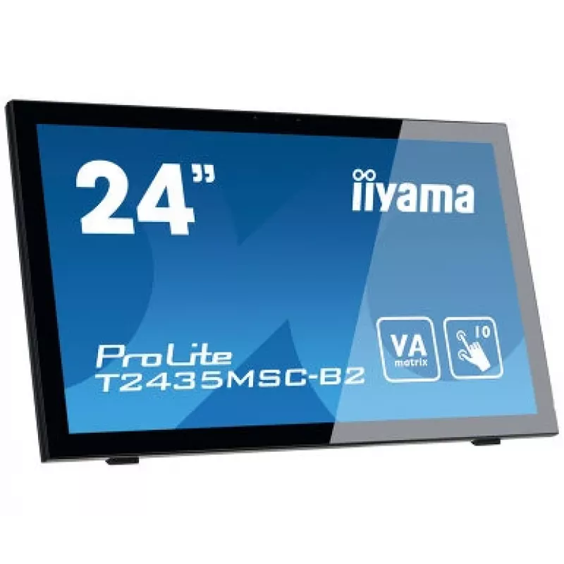 iiyama ProLite T2435MSC-B2 arvutimonitor 59.9 cm (23.6″) 1920 x 1080 pikslit Full HD LED puutetundlik Must