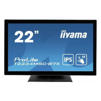 iiyama ProLite T2234MSC-B7X arvutimonitor 54.6 cm (21.5 tolli) 1920 x 1080 pikslit Full HD puuteekraan must
