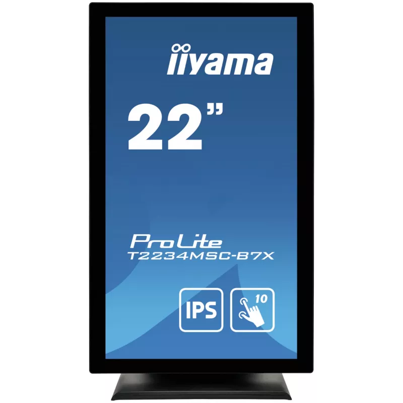 iiyama ProLite T2234MSC-B7X arvutimonitor 54.6 cm (21.5 tolli) 1920 x 1080 pikslit Full HD puuteekraan must