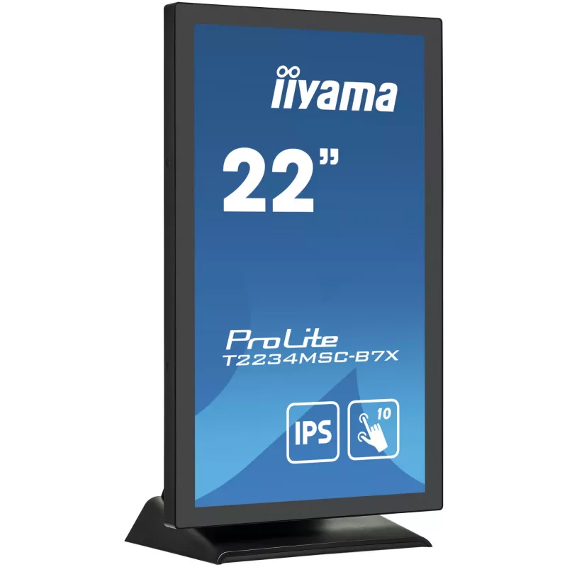 iiyama ProLite T2234MSC-B7X arvutimonitor 54.6 cm (21.5 tolli) 1920 x 1080 pikslit Full HD puuteekraan must