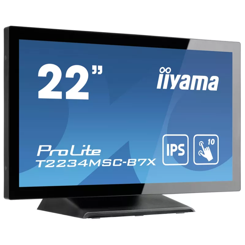 iiyama ProLite T2234MSC-B7X arvutimonitor 54.6 cm (21.5 tolli) 1920 x 1080 pikslit Full HD puuteekraan must