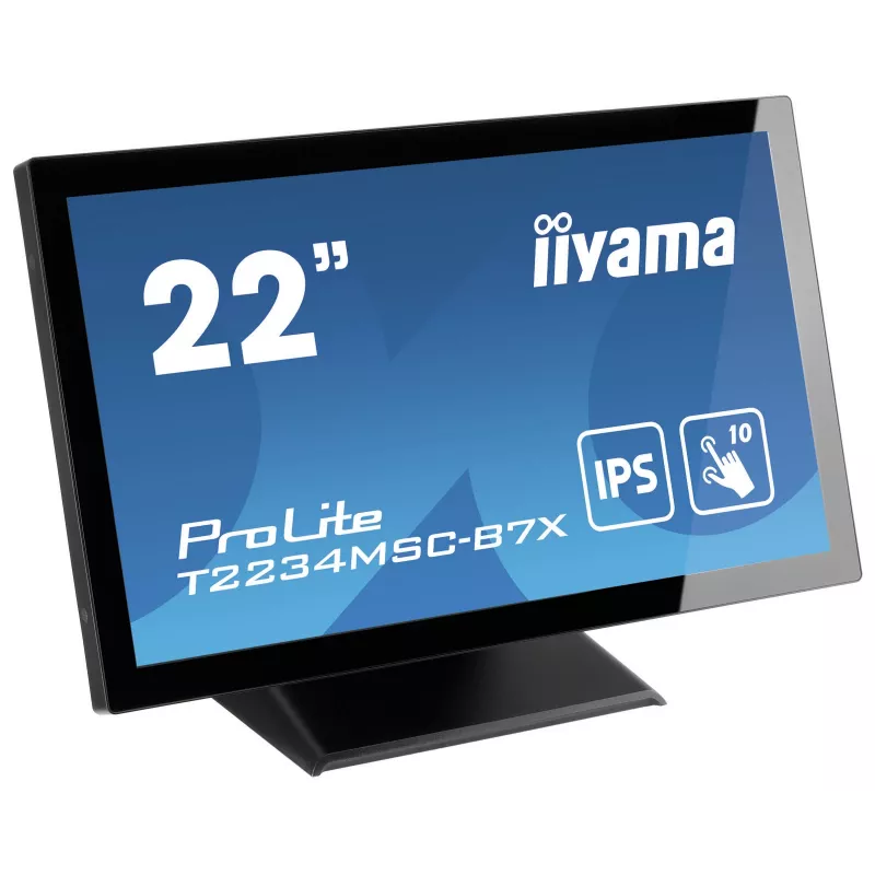 iiyama ProLite T2234MSC-B7X arvutimonitor 54.6 cm (21.5 tolli) 1920 x 1080 pikslit Full HD puuteekraan must