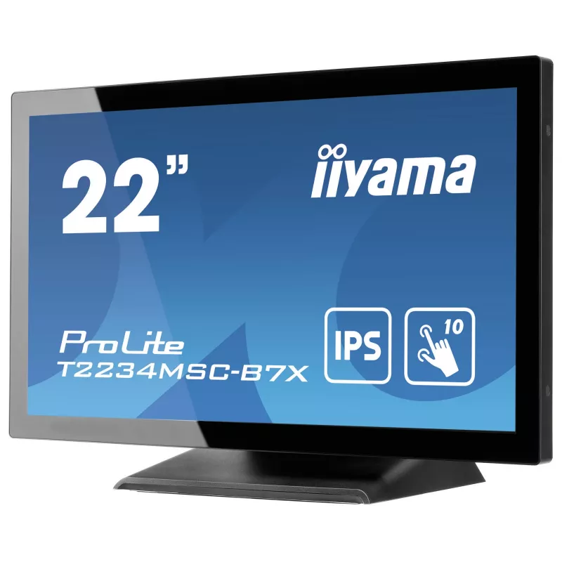 iiyama ProLite T2234MSC-B7X arvutimonitor 54.6 cm (21.5 tolli) 1920 x 1080 pikslit Full HD puuteekraan must