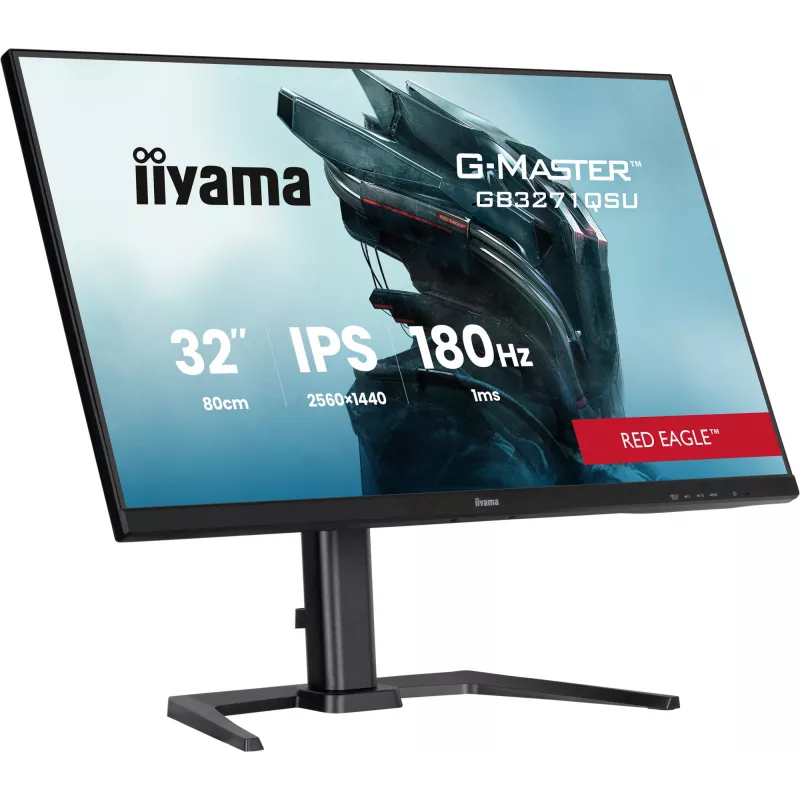 iiyama GB3271QSU-B2 arvutimonitor 80 cm (31,5 tolli) 2560 x 1440 pikslit Quad HD LED Must