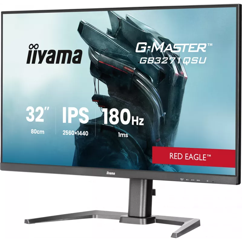 iiyama GB3271QSU-B2 arvutimonitor 80 cm (31,5 tolli) 2560 x 1440 pikslit Quad HD LED Must