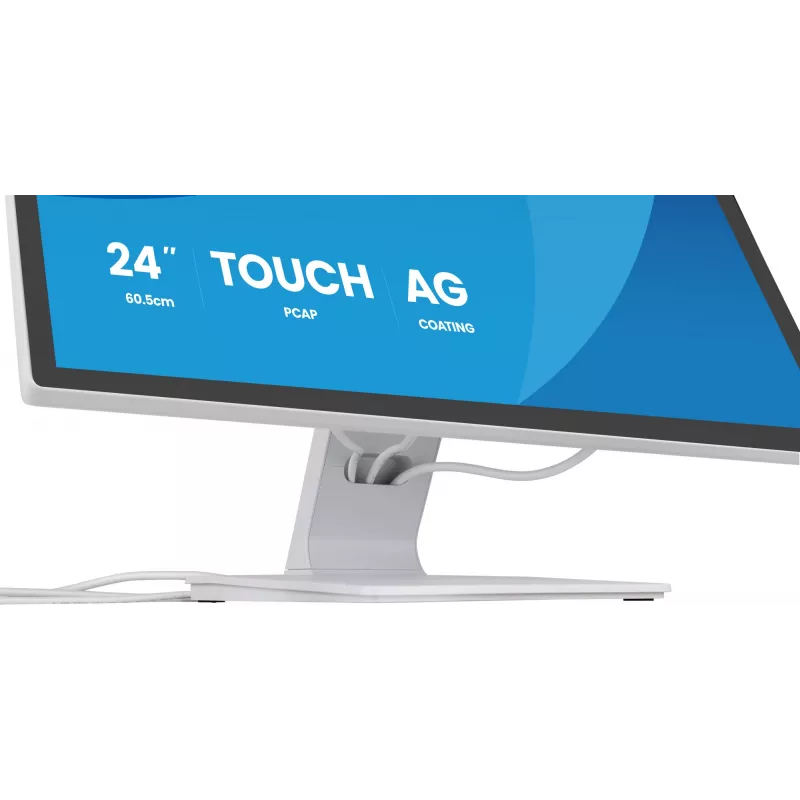 iiyama T2452MSC-W2AG arvutimonitor 61 cm (24 tolli) 1920 x 1080 pikslit Full HD LED puuteekraan Valge