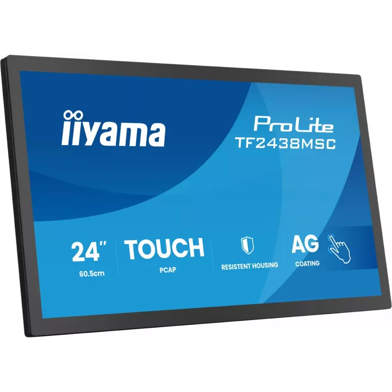 Puutetundlik monitor IIYAMA TF2438MSC-B2 — 24-tolline interaktiivne ekraan, multi-touch
