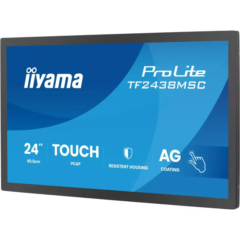 Puutetundlik monitor IIYAMA TF2438MSC-B2 — 24-tolline interaktiivne ekraan, multi-touch