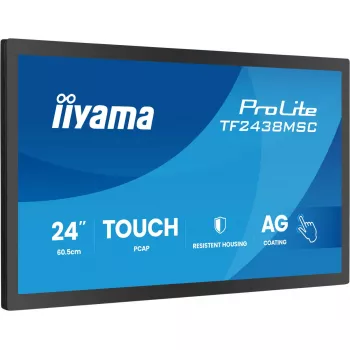 Puutetundlik monitor IIYAMA TF2438MSC-B2 — 24-tolline interaktiivne ekraan, multi-touch