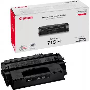 Tonerikassett Canon 715H Originaal Must — 7000 lehekülge, laserprintimine ühildub Canoniga
