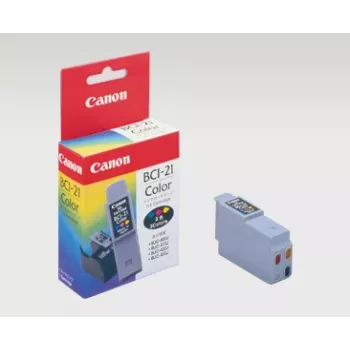 Canon BCI-21 tindikassett Originaal Tsüaan, magenta, Kollane