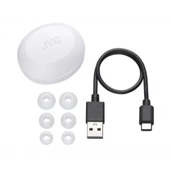 Juhtmevabad kõrvasisesed kõrvaklapid JVC HA-A5T True Wireless Stereo (TWS) — Intraaural, 20–20000 Hz, Valge