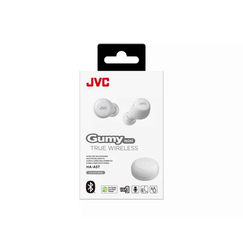 Juhtmevabad kõrvasisesed kõrvaklapid JVC HA-A5T True Wireless Stereo (TWS) — Intraaural, 20–20000 Hz, Valge
