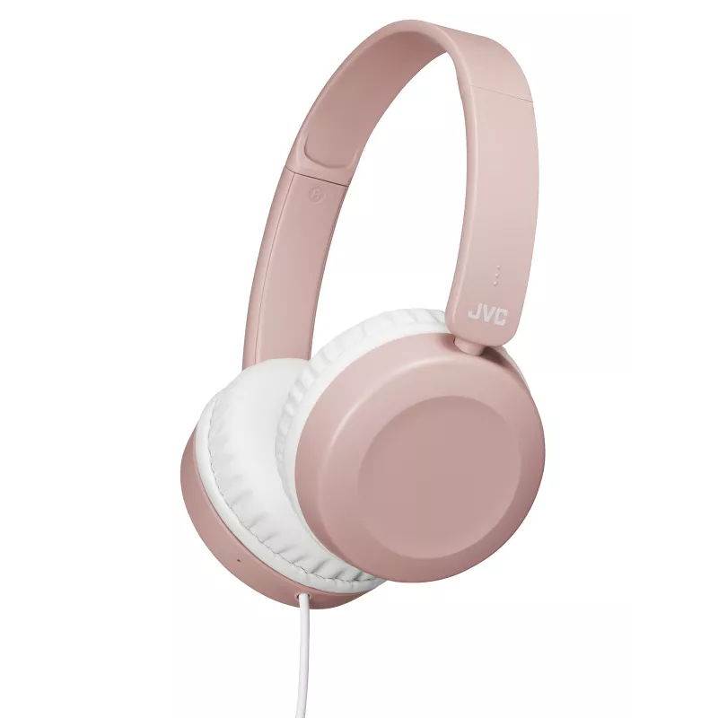 JVC võimas heli juhtmega kõrvapealsed kõrvaklapid roosa, juhtmega, 10–26000 Hz, kõned/muusika, 140 g, peakomplekt, roosa