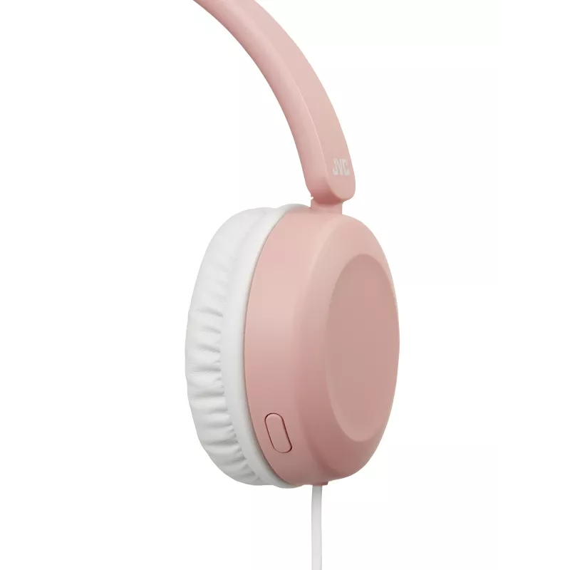 JVC võimas heli juhtmega kõrvapealsed kõrvaklapid roosa, juhtmega, 10–26000 Hz, kõned/muusika, 140 g, peakomplekt, roosa