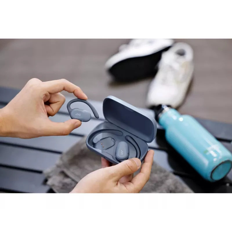 Peakomplekt JVC HA-NP40T True Wireless Stereo (TWS) kõrvasisesed kõrvaklambriga kõrvaklapid Bluetooth, 20–20000 Hz, 10 m, hall