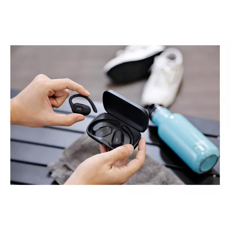 Peakomplekt JVC HA-NP40T True Wireless Stereo TWS kõrvakinnituse Bluetooth must, 20–20000 Hz, 10 m
