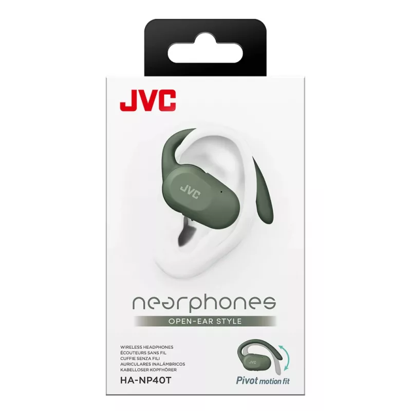 JVC HA-NP40T kõrvaklapid True Wireless Stereo (TWS) kõrvakinnitusega kõned/muusika Bluetooth roheline