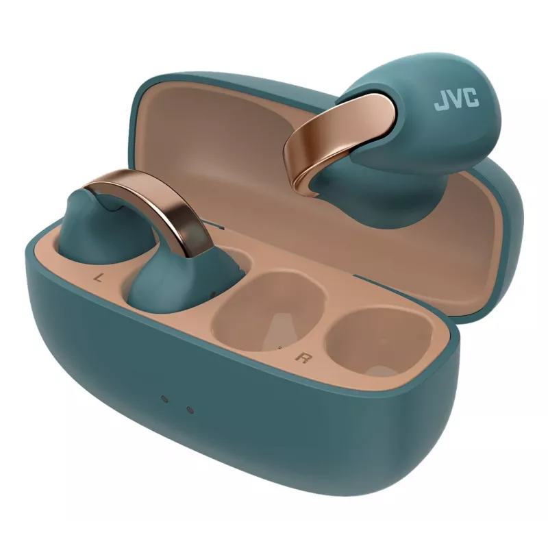 JVC HA-NP1T kõrvaklapid True Wireless Stereo (TWS) kõrvaklambriga kõned/muusika USB USB-C Bluetooth sinine, kuldne