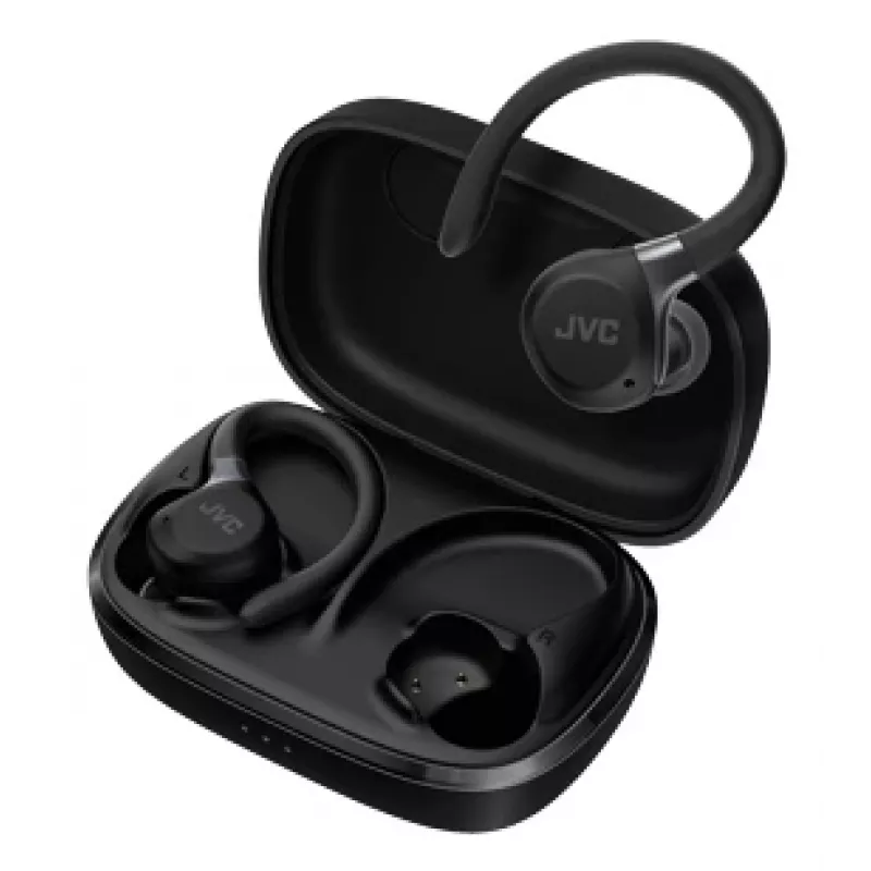 JVC HA-EC75T-B-U kõrvaklapid/peakomplekt Juhtmevaba Kõrvahaak Spordi Bluetooth Must