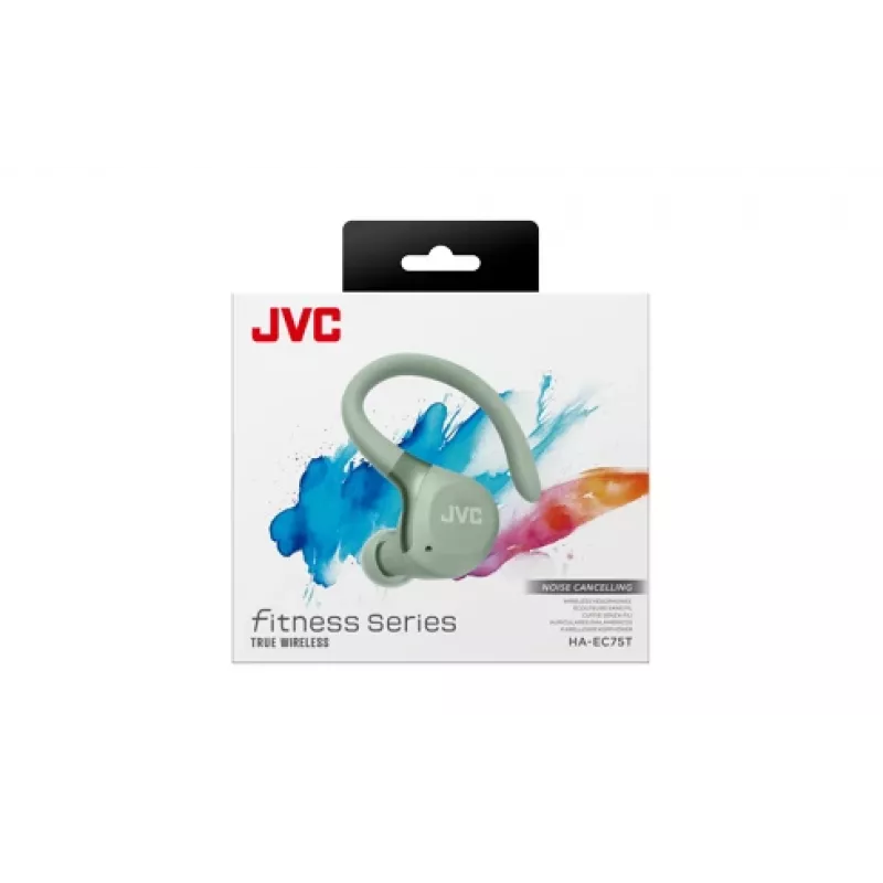 JVC HA-EC75T-G-U kõrvaklapid/peakomplekt Juhtmevabad Kõrvahaak Spordi Bluetooth Roheline