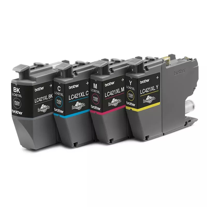 Brother LC421XLVALDR tindikassett 4 tk Originaal must, tsüaan, magenta, kollane