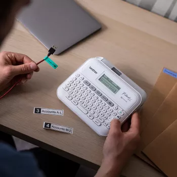 Brother PT-D410VP sildiprinter ZINK (Zero-Ink) 180 x 180 DPI juhtmega TZe QWERTY