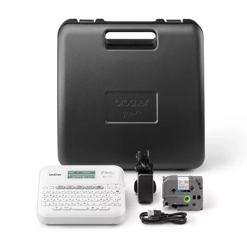 Brother PT-D410VP sildiprinter ZINK (Zero-Ink) 180 x 180 DPI juhtmega TZe QWERTY